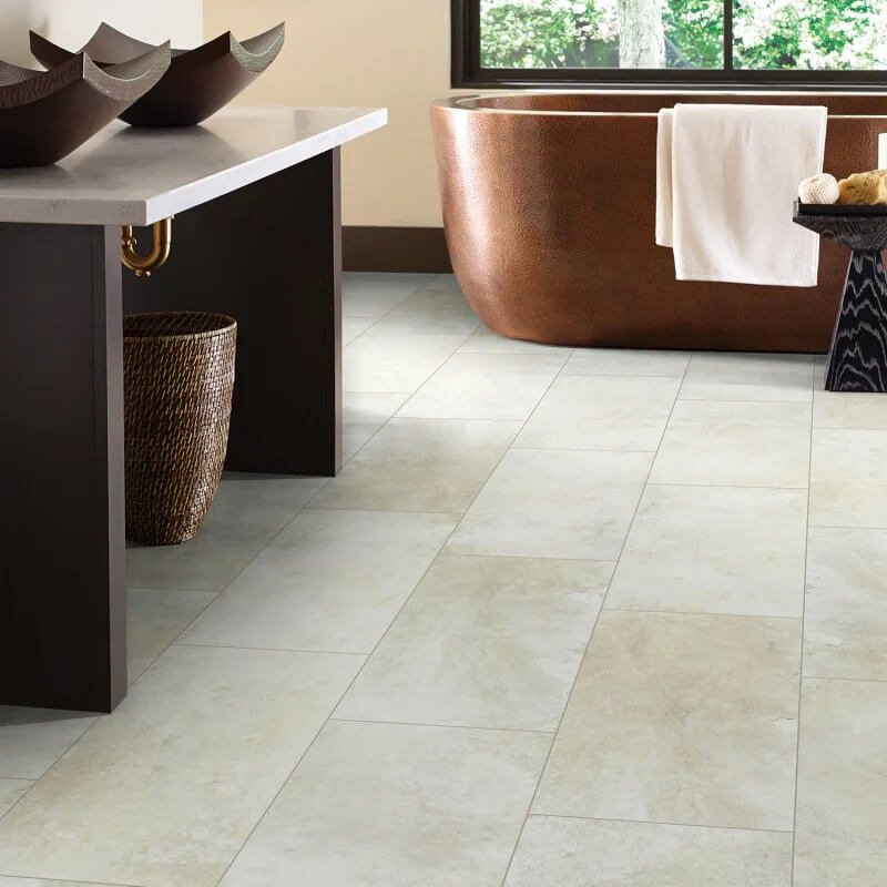 luxury-vinyl-flooring-for-bathrooms | Carpeteria